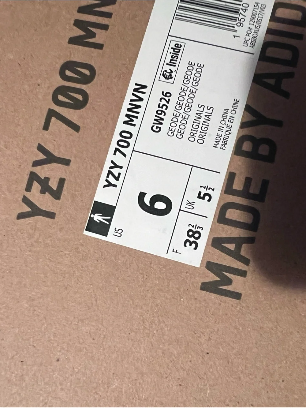 Yeezy chunky sneakers